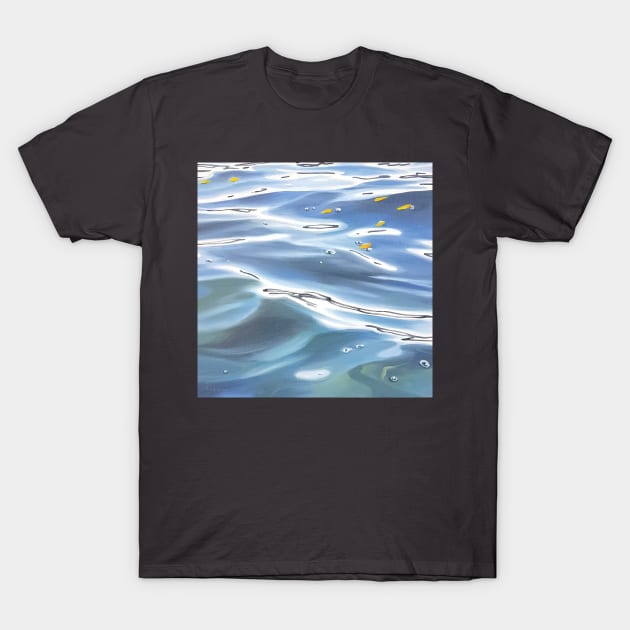 Wandering Stars - lake water painting T-Shirt by EmilyBickell